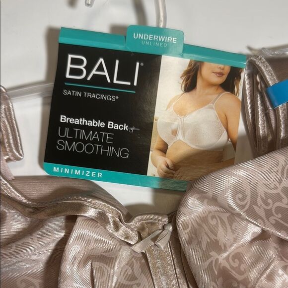 Bali Women's Satin Tracings Minimizer Bra - Cream - Picture 1 of 6